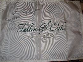 Tom Fazio signed golf flag