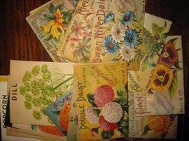 Crosman Brothers vintage seed packets