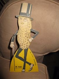 Mr. Peanut bookmark