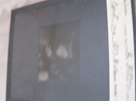 Could not get a good image of this. Antique metal & glass negative