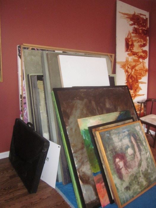Oil Paintings, local artist personal collection
