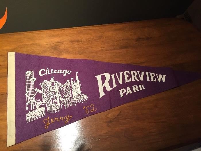SOLD-------Chicago Riverview Park 1962 Vintage $20.00 **BUY IT NOW PAYPAL**LOT#380