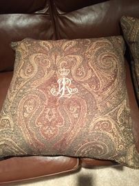 SOLD----RL Down filled pillows ***BUY IT NOW PayPal***$ $20.00ea.LOT#485