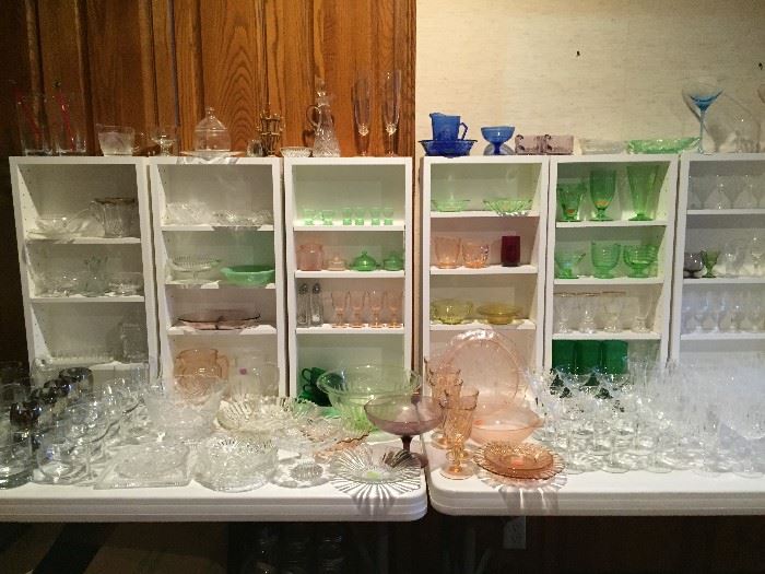 Depression Glass and Crystal