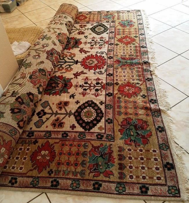 9 x 12 Persian Wool Knotted Rug - Signed in Arabic 
Bright vibrant colors still look wonderful, well taken care of
