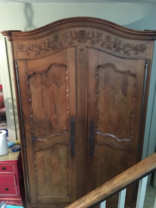 Antique armoire 7ft tall - gorgeous!