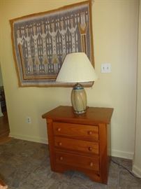 Pair of matching side tables.