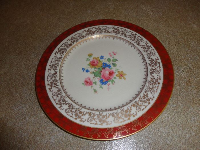 Vintage Atlas china dinner plates -12