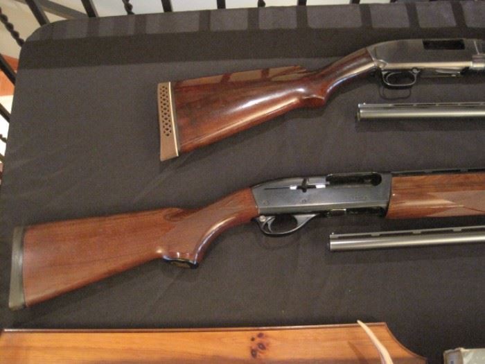 Winchester Model 12  12 GA. Remington 11-87. Browning Light Twelve (Made In Belgium). Remington 11-48.