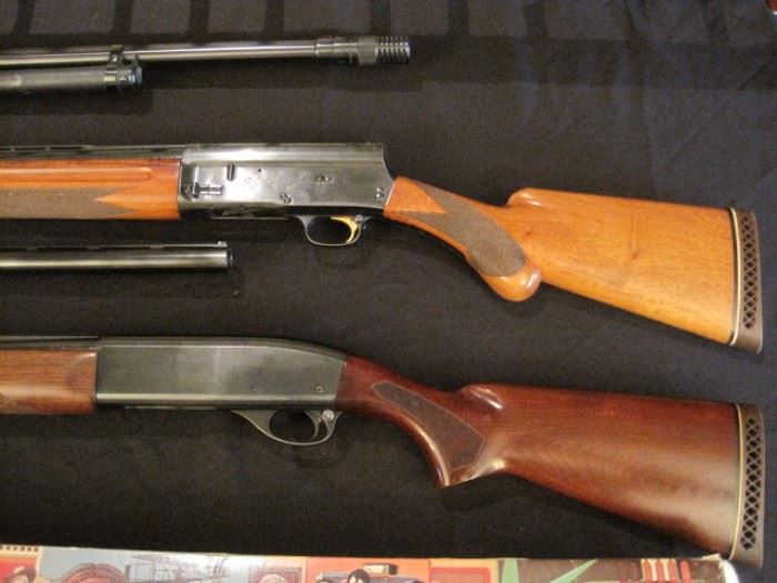Winchester Model 12  12 GA. Remington 11-87. Browning Light Twelve (Made In Belgium). Remington 11-48.