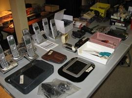 Phones and office supplies