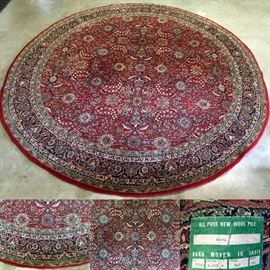 Antique Persian Oriental Rug measures 8.5' and is in exceptional condition. Original retail price $7,000. Additional photos available, email seller.