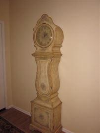 Battery operated floor clock.