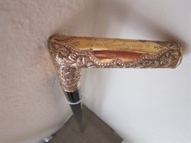 DISCOUNTED SATURDAY $200  http://www.ebay.com/itm/Gold-Filled-Top-Cane-Antique-Vintage-Fancy-Walking-Stick-No-Monogram-/172320076624?hash=item281f13b350:g:wScAAOSwv2JXwMBj