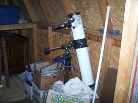LARGE TELESCOPE & MISC.