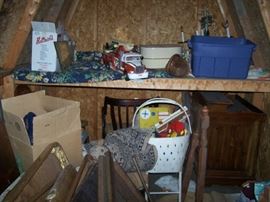 SALE ITEMS FROM ONE OF THE SHEDS