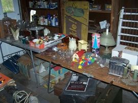 SALE ITEMS IN THE GARAGE