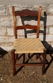 Close up of Old Hickory chair