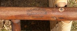 Old Hickory stamp on chairs