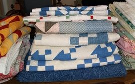 Lovely selection of quilts