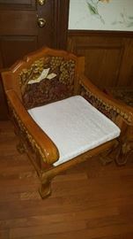 Carved Teak Chair