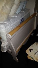 Painted Sleigh Queen Bed Includes Mattress & Box Spring
