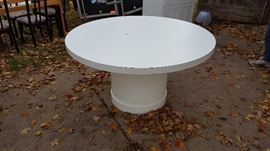 Round formica table $85