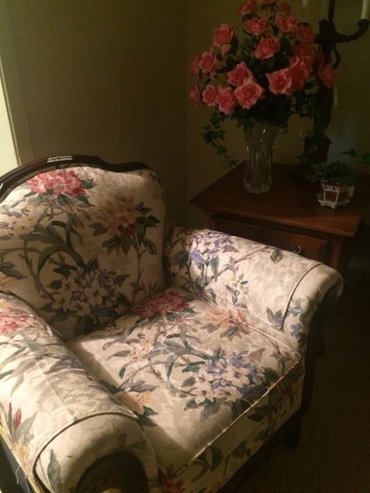 Antique chair has matching sofa