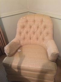 Upholstered occasional chair