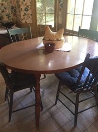 Breakfast table and chairs