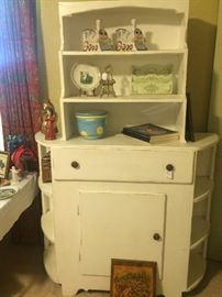 Shabby chic display and storage cabinet