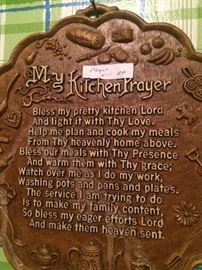 Kitchen prayer - priceless!!