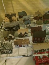 Miniature village houses