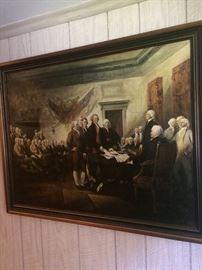 Picture of the signing of the Declaration of Independence