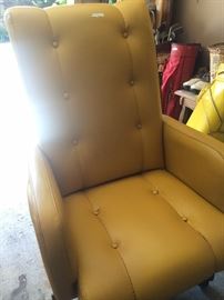 Yellow office chair