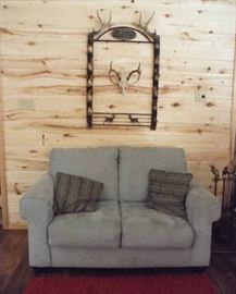 SUEDE LOVE SEAT