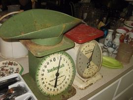 antique kitchen scales