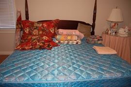 King Size 4 Poster bed with Mattresses