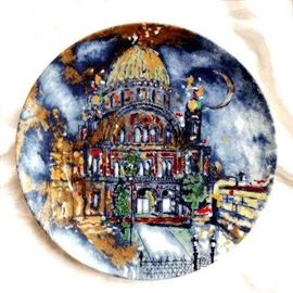Italian Sinagoga plate