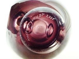 KOSTA BODA signed M Schildt