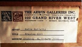 Kollwitz Arwin Gallery