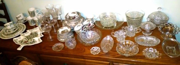 Johnson Bros Dishes, Vintage Glass