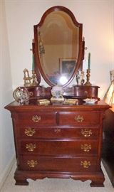 Lexington small scale dresser with mirror