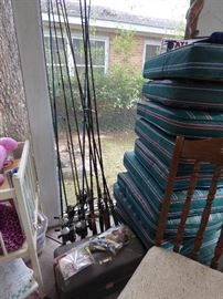 Misc fishing rods & reels