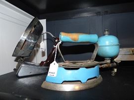 Antique steam irons