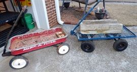 Radio Flyer wagon, garden wagon