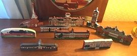 Lots of Buildings models of Gardner Webb University!