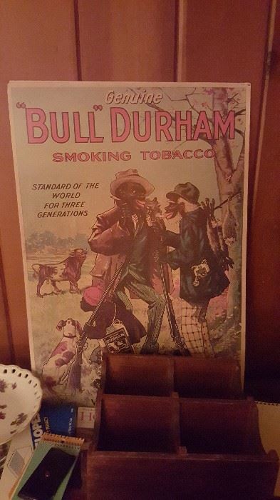 Bull Durham Smoking Tobacco Poster