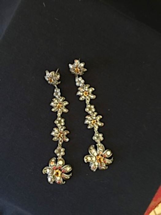 John Hardy dangle earrings with 18k & sterling dangle earrings