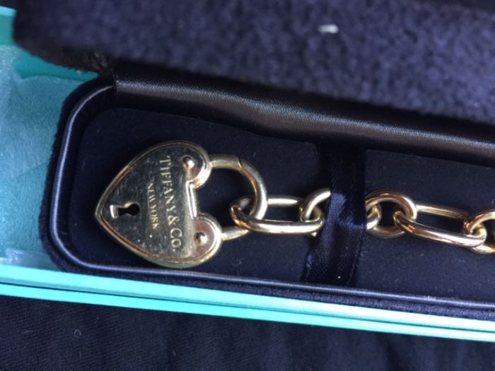 Tiffany & Co. Heart lock and bracelet